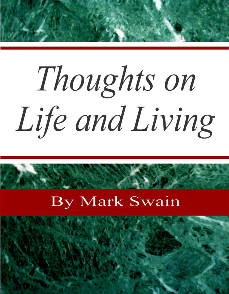 Thoughts on Life and Living, cover redo 3-14-21